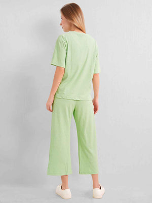 L&M Light Green Travel Co-ord Set