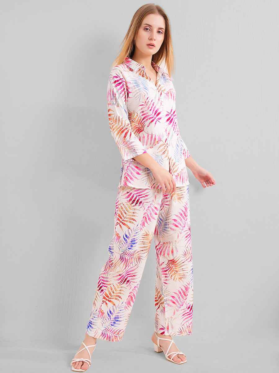 Linen Co-ord Set – Premium Linen Shirt & Straight Pants