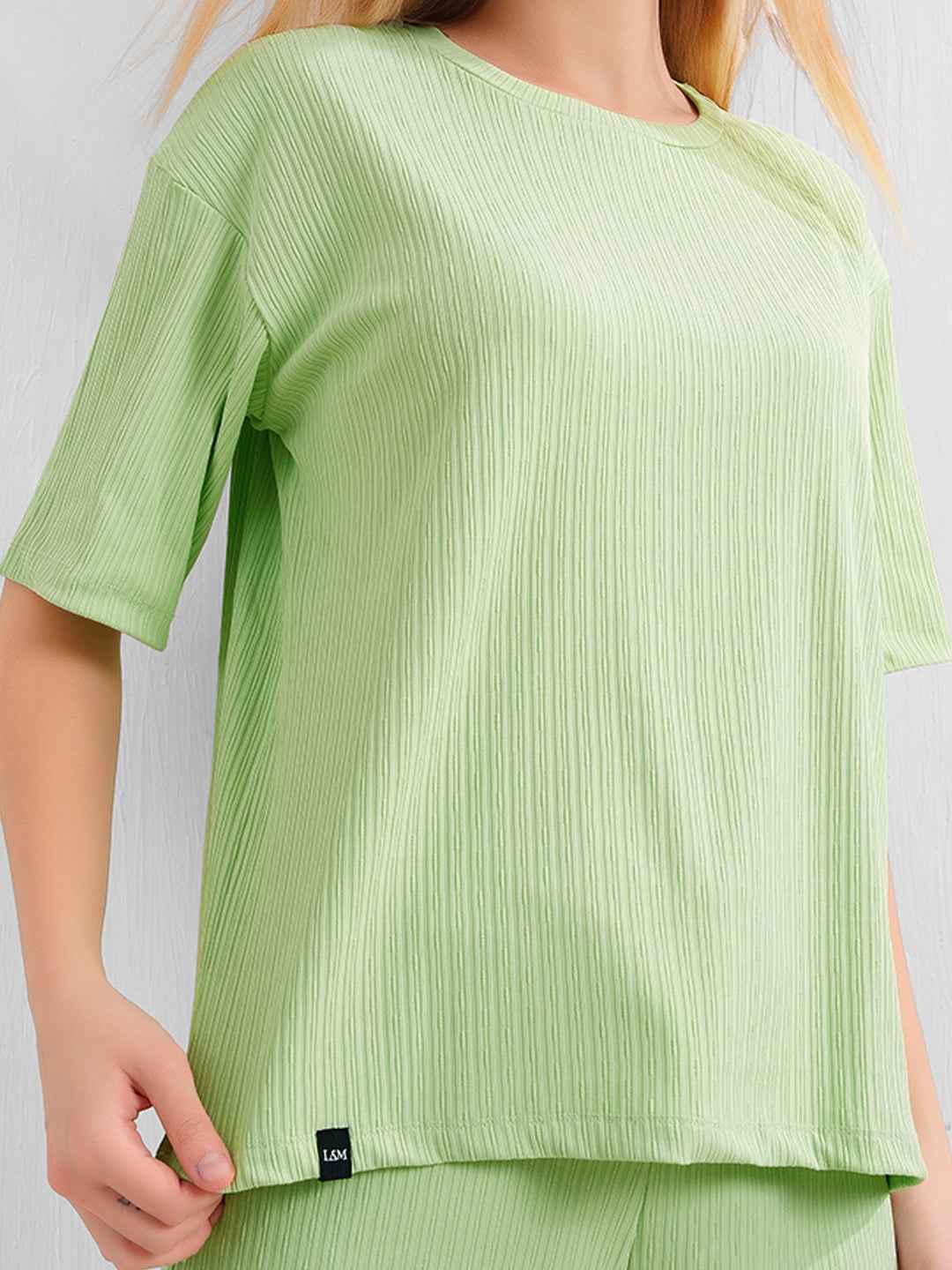 L&M Light Green Travel Co-ord Set