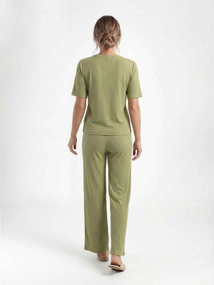 Co-ord Set - Olive Green Premium Relaxed Fit Travel Co-ord Set (Copy)
