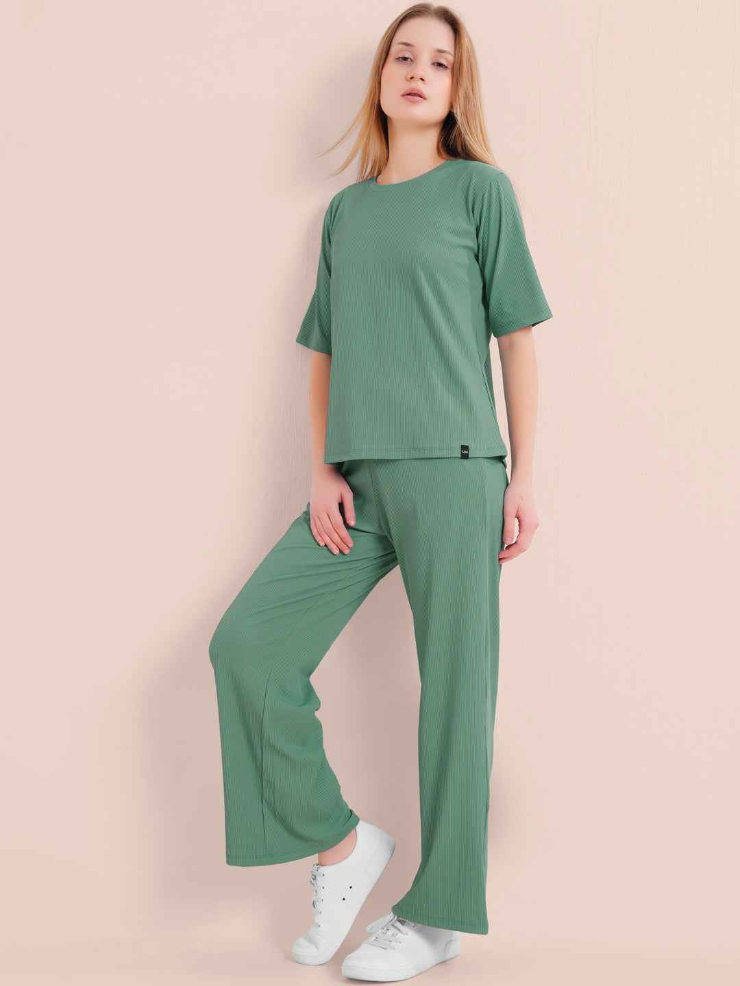 Co-ord Set - Green Premium Relaxed Fit Lounge Set