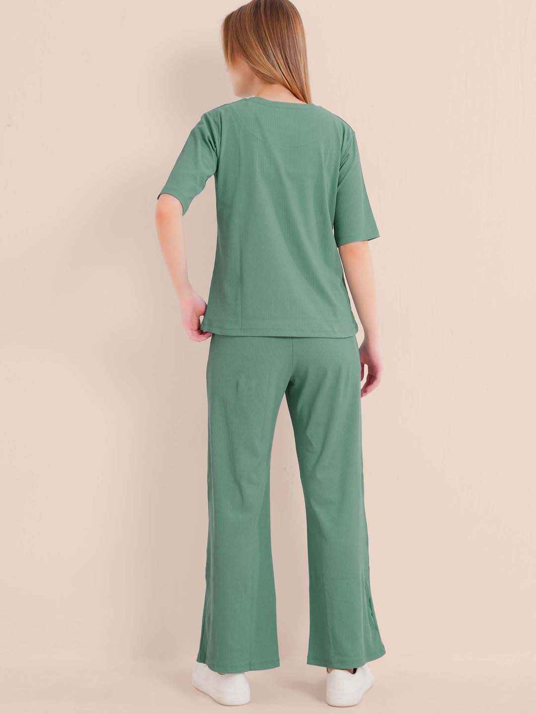 Co-ord Set - Green Premium Relaxed Fit Lounge Set