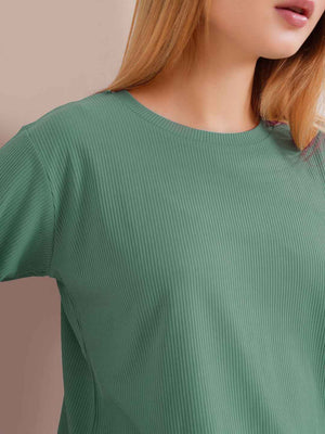 Co-ord Set - Green Premium Relaxed Fit Lounge Set