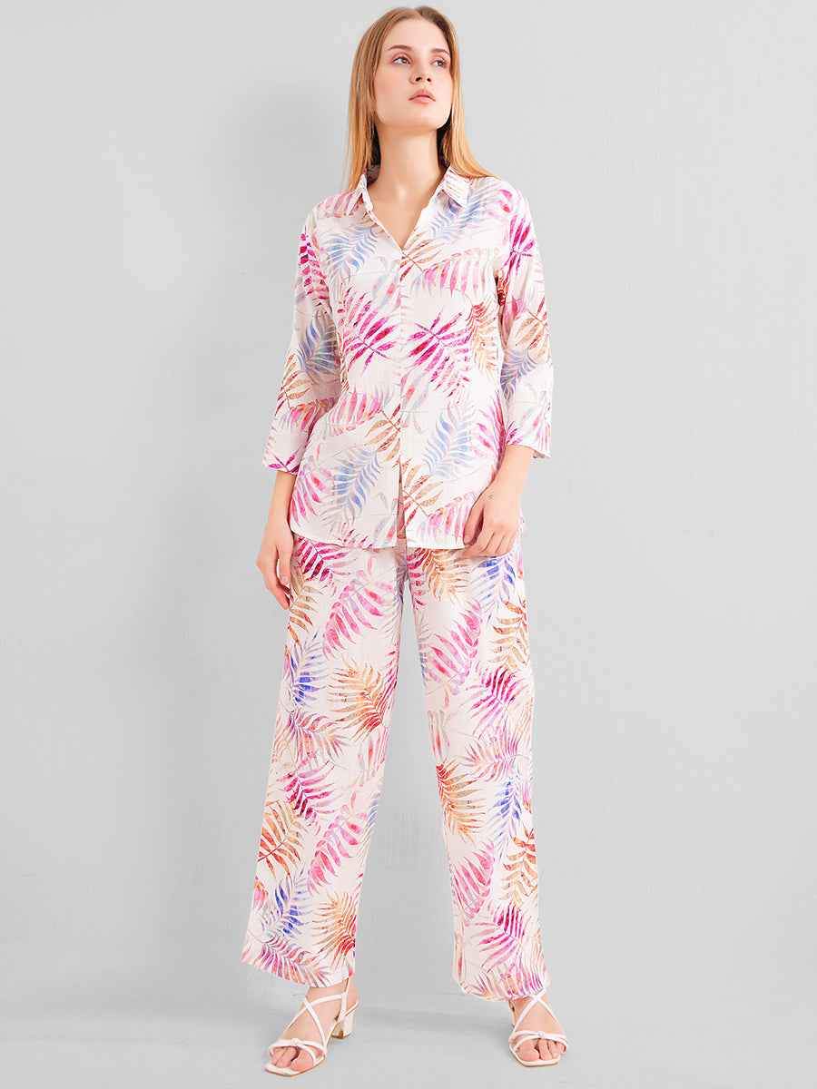 Linen Co-ord Set – Premium Linen Shirt & Straight Pants