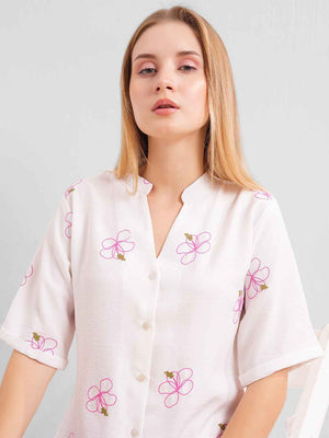 L&M Pink Co ord Set for Women