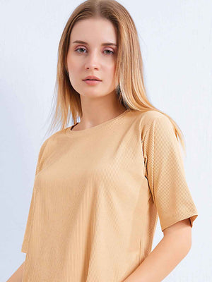 Shorts Set - Yellow Premium Relaxed Fit Travel Shorts Co-ord Set